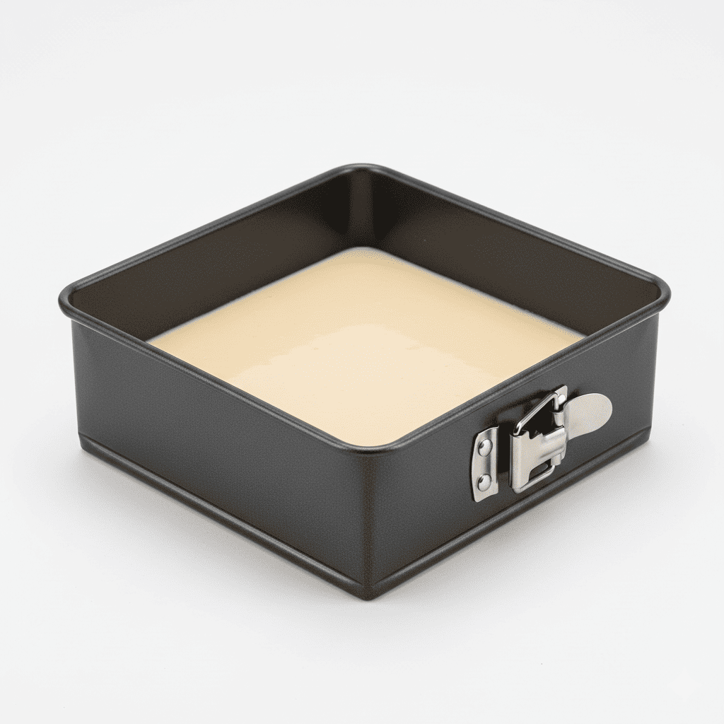 Molde cuadrado desmontable de 22 cm