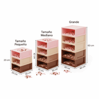 Organizador apilable para despensa