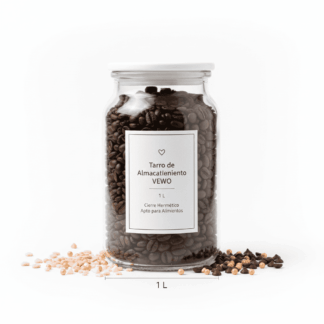 Tarro hermético de vidrio - 1 L